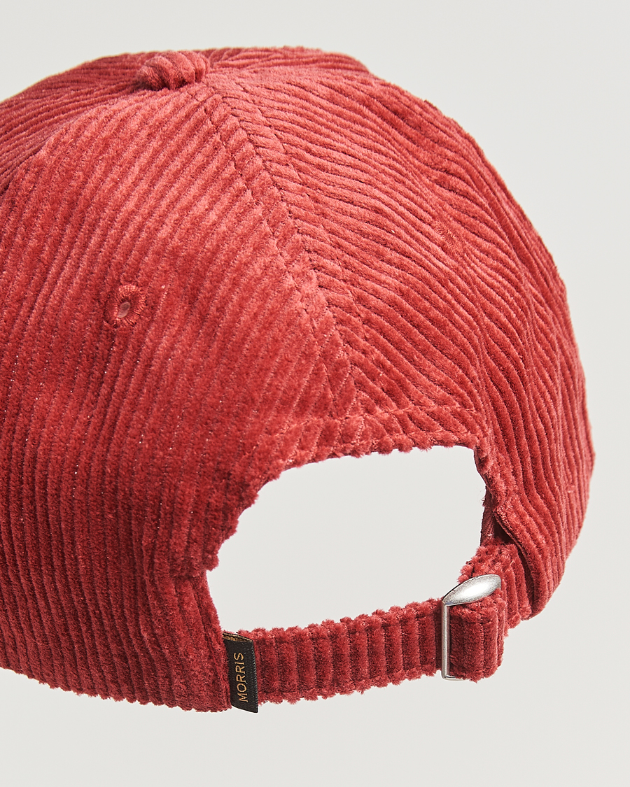 Mies | Morris Lily Corduroy Cap Red | Morris | Lily Corduroy Cap Red