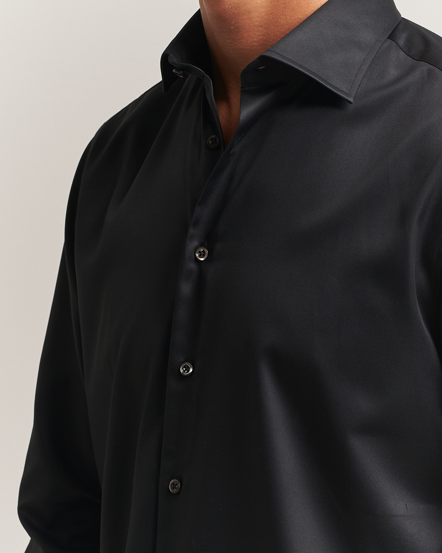 Mies | Kauluspaidat | Stenströms | Regular Fit Shirt Black