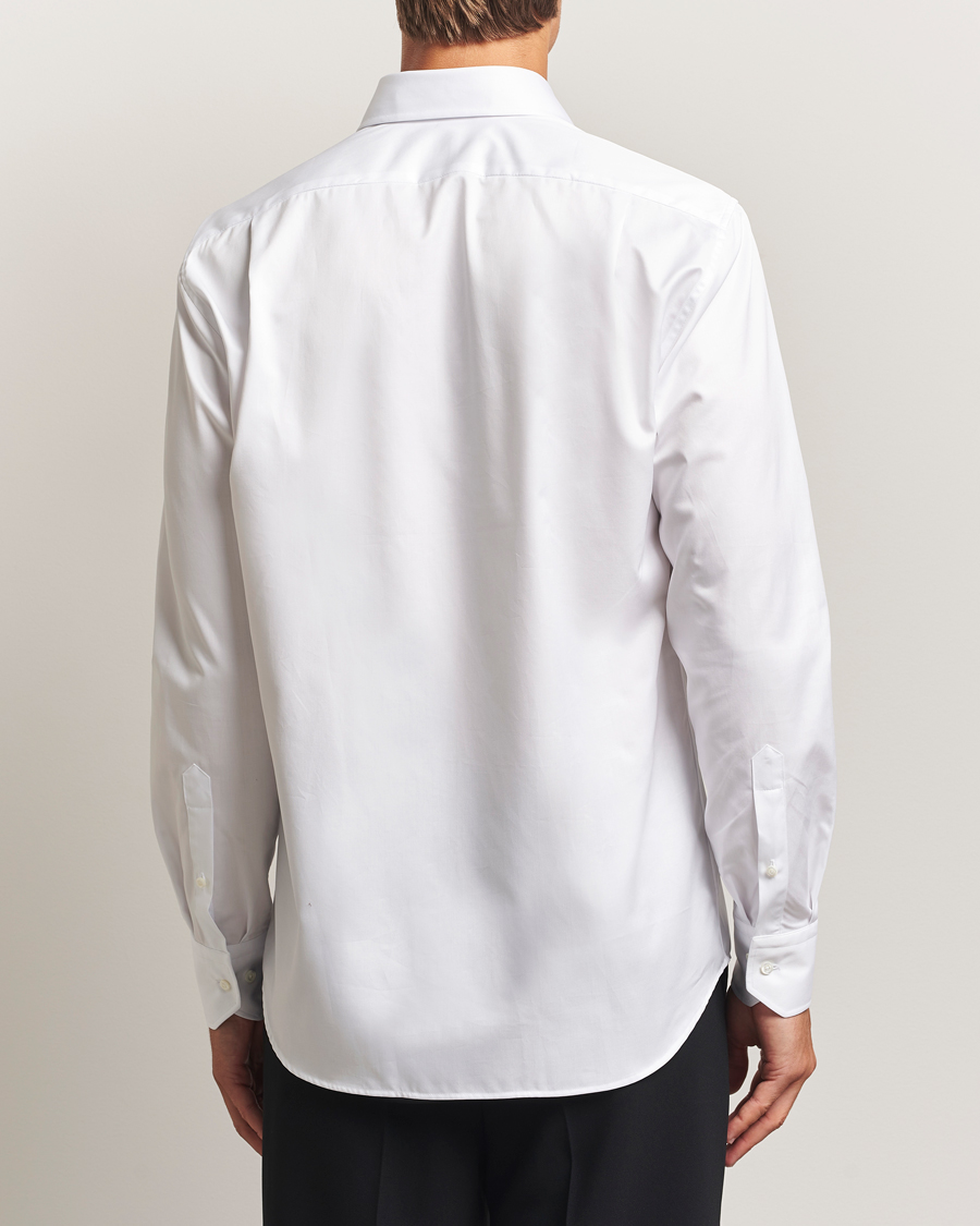 Mies | Kauluspaidat | Stenströms | Regular Fit Cotton Twill Shirt White