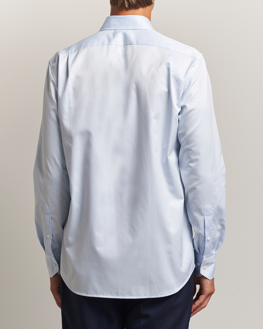 Mies | Kauluspaidat | Stenströms | Regular Fit Cotton Twill Shirt Blue