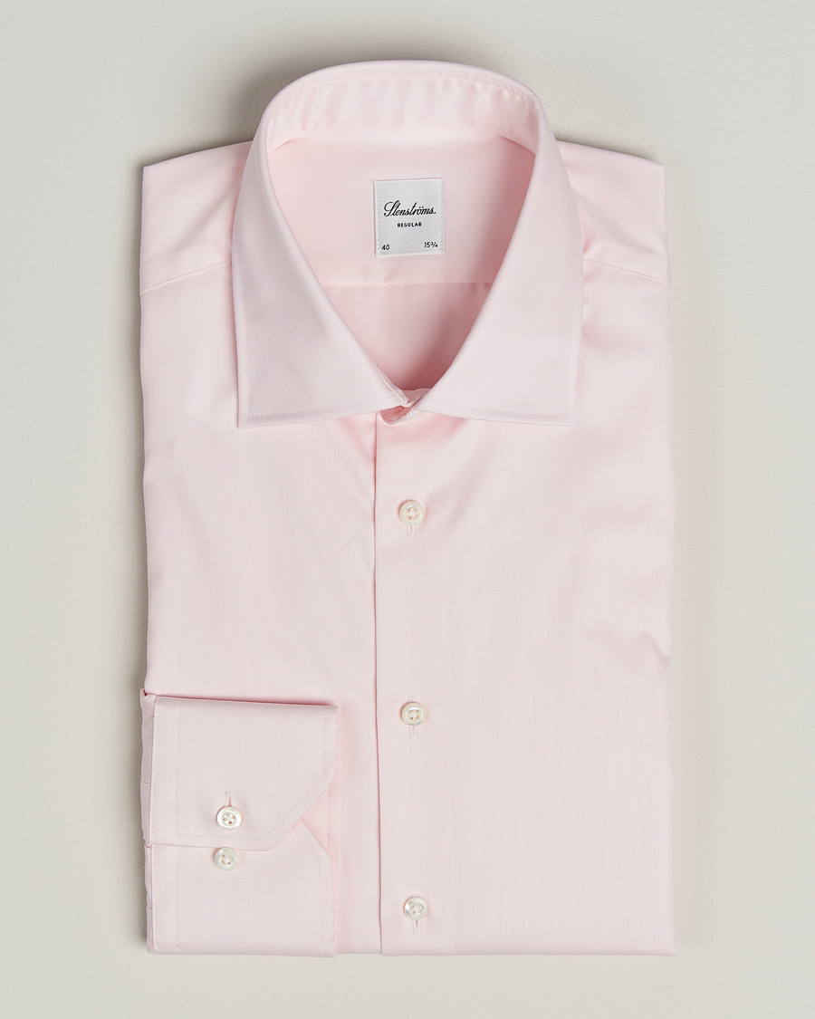 Mies | Kauluspaidat | Stenströms | Regular Fit Cut Away Shirt Pink