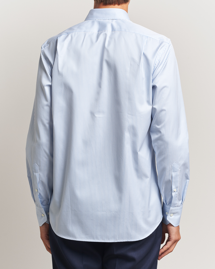 Mies | Kauluspaidat | Stenströms | Regular Fit Striped Cut Away Shirt Blue/White