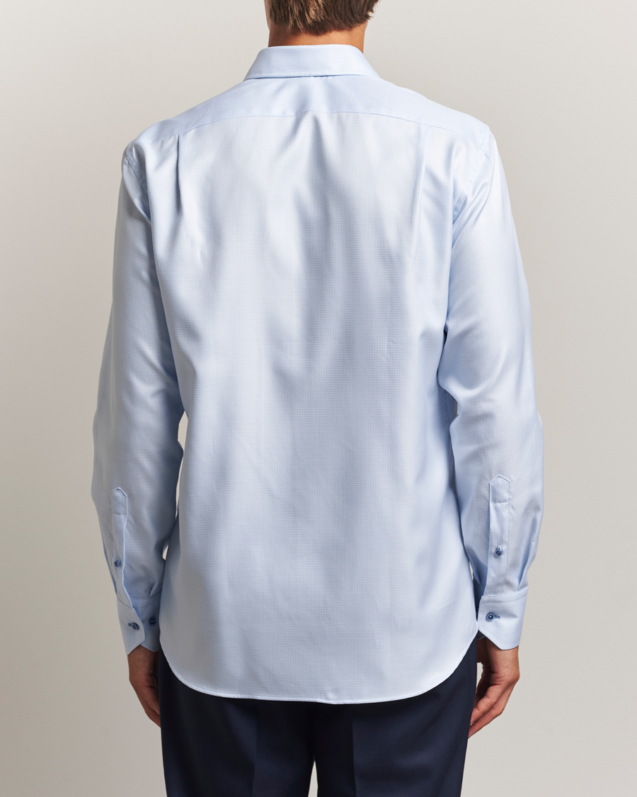 Mies | Kauluspaidat | Stenströms | Regular Fit Contrast Shirt Light Blue