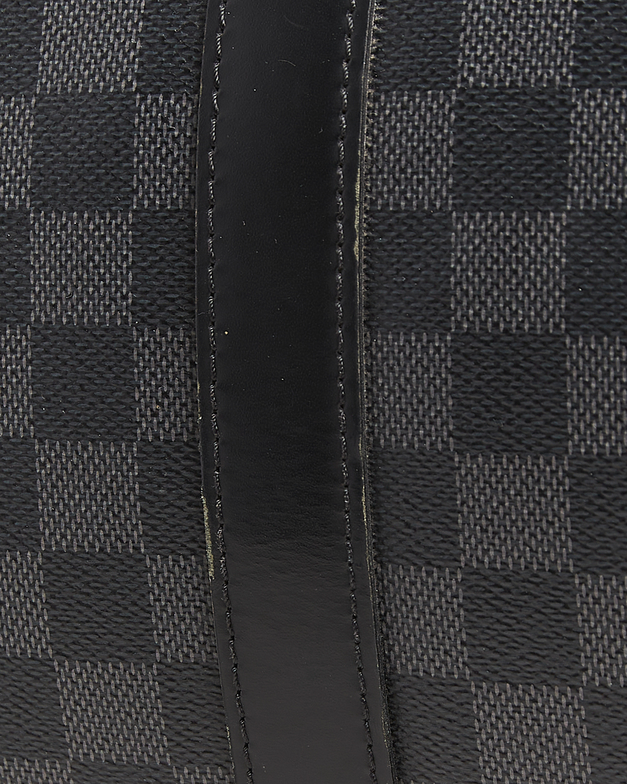 Mies | Louis Vuitton Pre-Owned Keepall Bandoulière 55 Damier Graphite | Louis Vuitton Pre-Owned | Keepall Bandoulière 55 Damier Graphite
