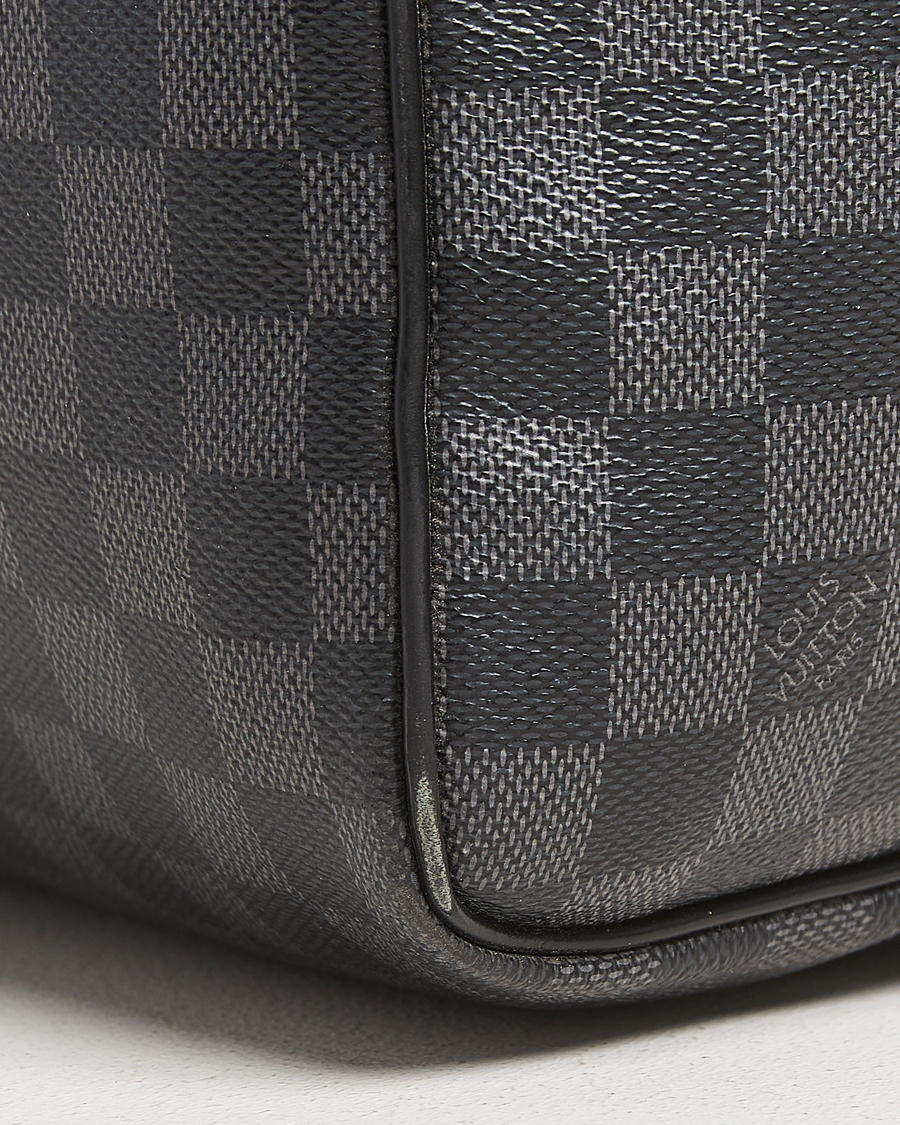Mies | Louis Vuitton Pre-Owned Keepall Bandoulière 55 Damier Graphite | Louis Vuitton Pre-Owned | Keepall Bandoulière 55 Damier Graphite