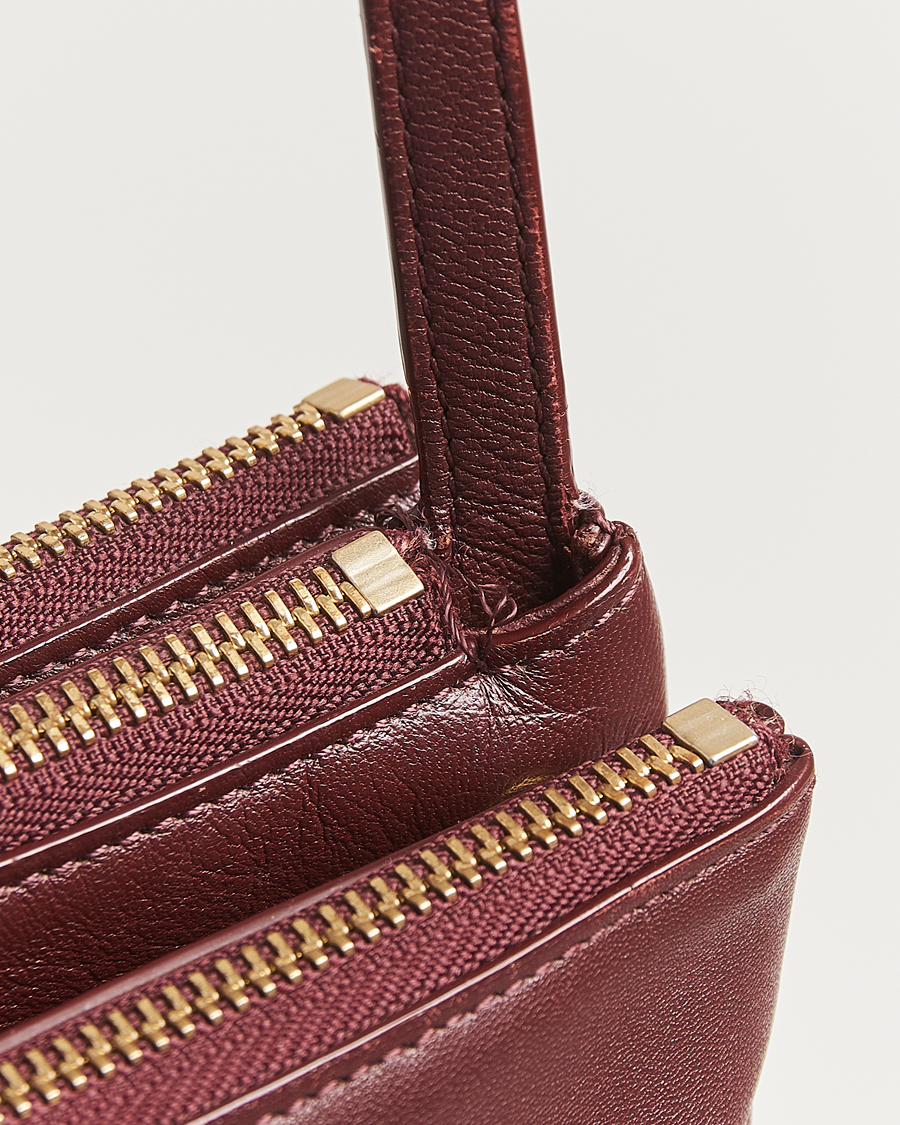 Mies | Celine Pre-Owned Trio Bag Medium Bordeaux | Celine Pre-Owned | Trio Bag Medium Bordeaux
