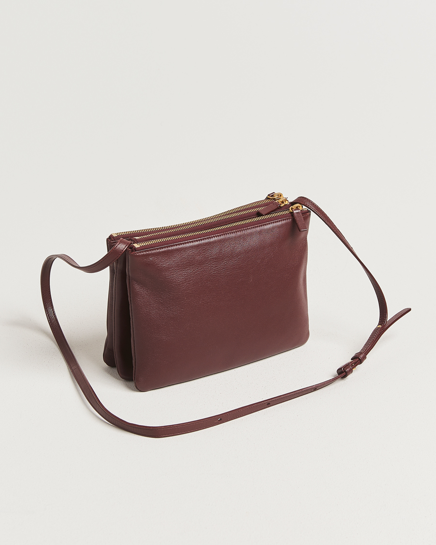 Mies | Celine Pre-Owned Trio Bag Medium Bordeaux | Celine Pre-Owned | Trio Bag Medium Bordeaux