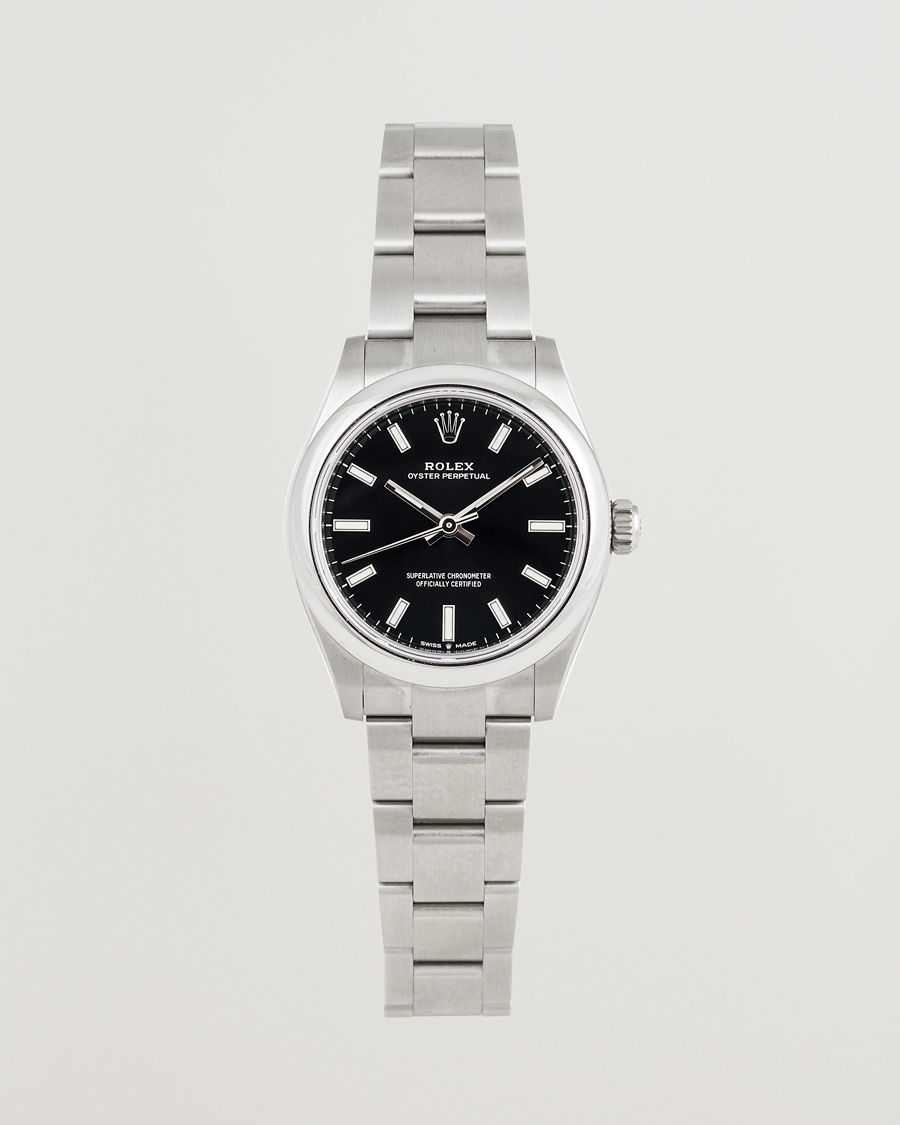 Mies | Rolex Pre-Owned Oyster Perpetual 31 Black | Rolex Pre-Owned | Oyster Perpetual 31 Black