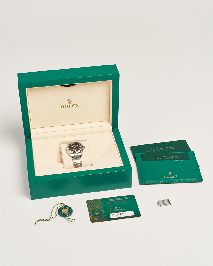 Mies | Rolex Pre-Owned Oyster Perpetual 31 Black | Rolex Pre-Owned | Oyster Perpetual 31 Black