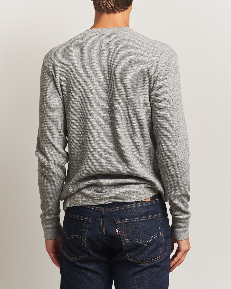 Mies | Puserot | RRL | Long Sleeve Henley Grey