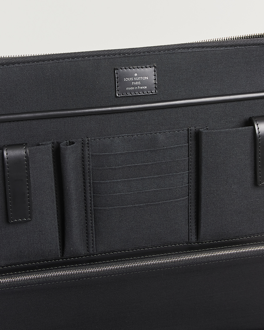 Mies | Louis Vuitton Pre-Owned Steve Briefcase Damier Graphite | Louis Vuitton Pre-Owned | Steve Briefcase Damier Graphite
