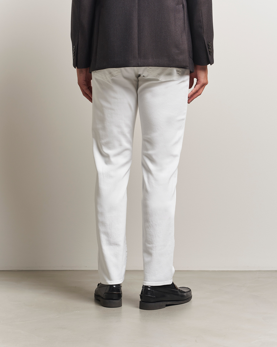 Mies | Farkut | Tramarossa | Michelangelo Stretch Jeans White Raw
