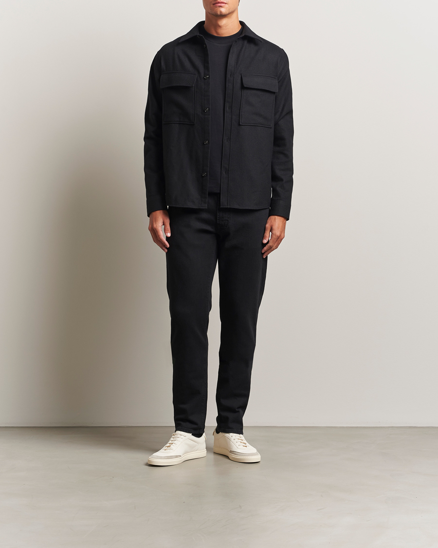 Mies | Farkut | Tramarossa | Michelangelo Stretch Jeans Black Raw