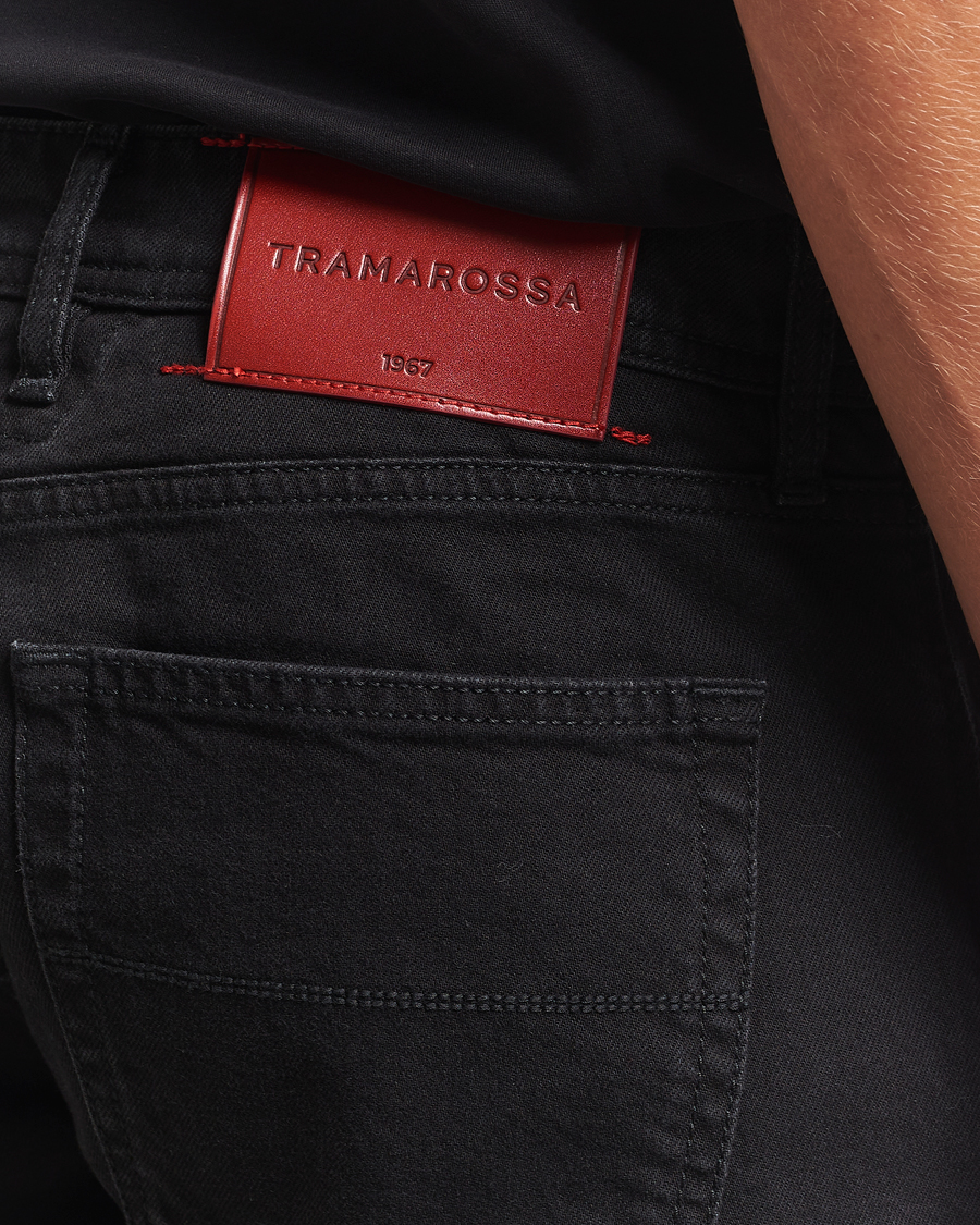 Mies | Farkut | Tramarossa | Michelangelo Stretch Jeans Black Raw