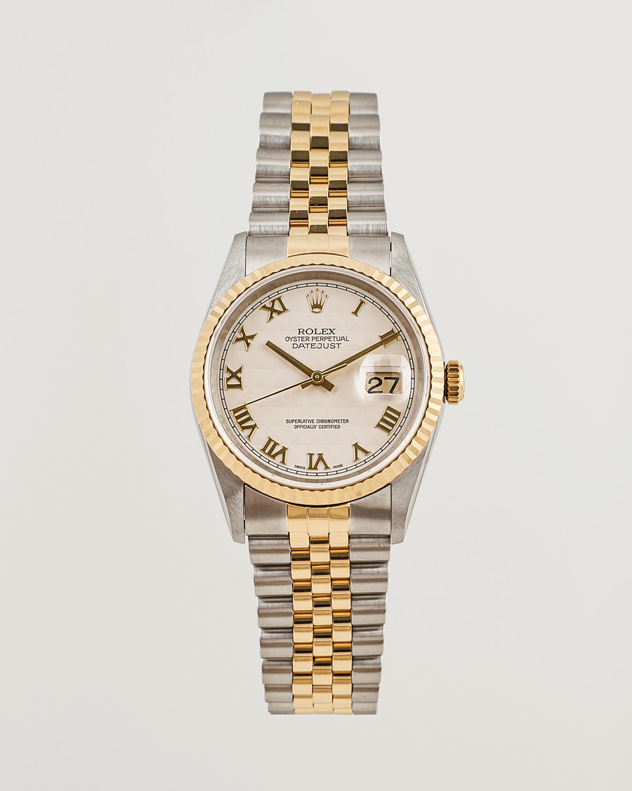 Mies | Rolex Pre-Owned Datejust Pyramid dial | Rolex Pre-Owned | Datejust Pyramid dial