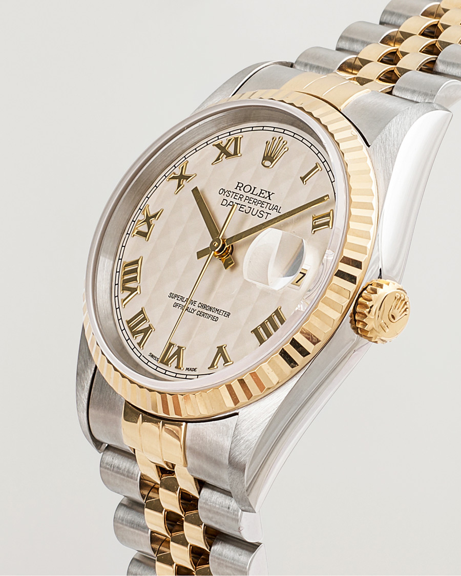 Mies | Rolex Pre-Owned Datejust Pyramid dial | Rolex Pre-Owned | Datejust Pyramid dial
