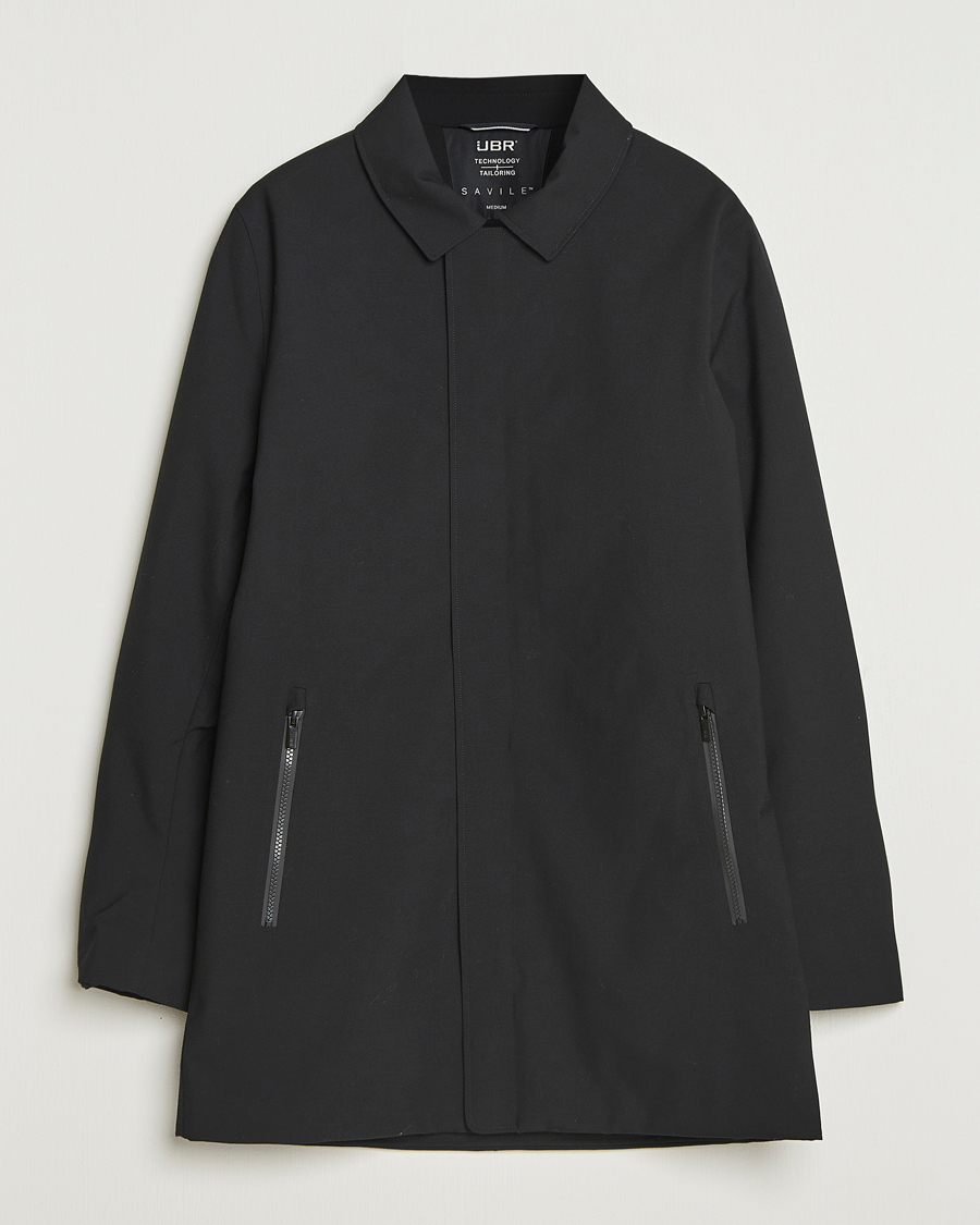Mies | Takit | UBR | Regulator Coat Savile Black Wool