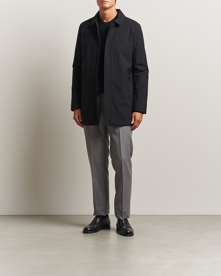 Mies | Takit | UBR | Regulator Coat Savile Black Wool