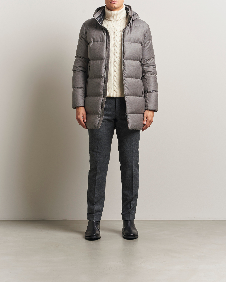 Mies | Takit | UBR | Concorde Wool Parka Savile Sand Melange