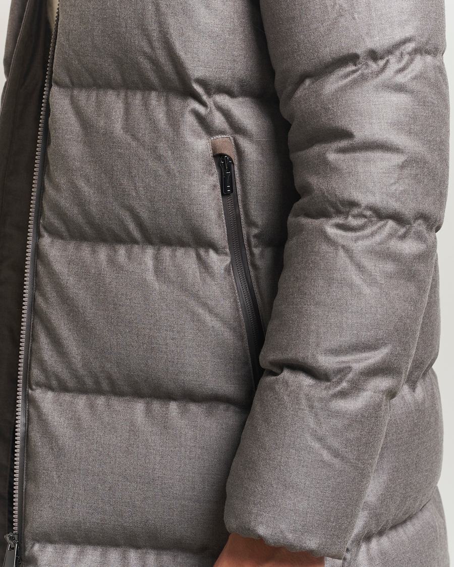 Mies | Takit | UBR | Concorde Wool Parka Savile Sand Melange