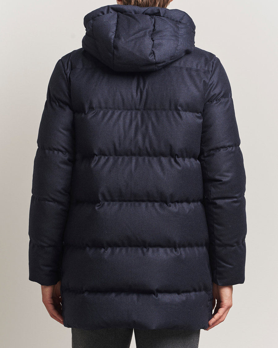 Mies | Takit | UBR | Concorde Wool Parka Savile Dark Navy Melange