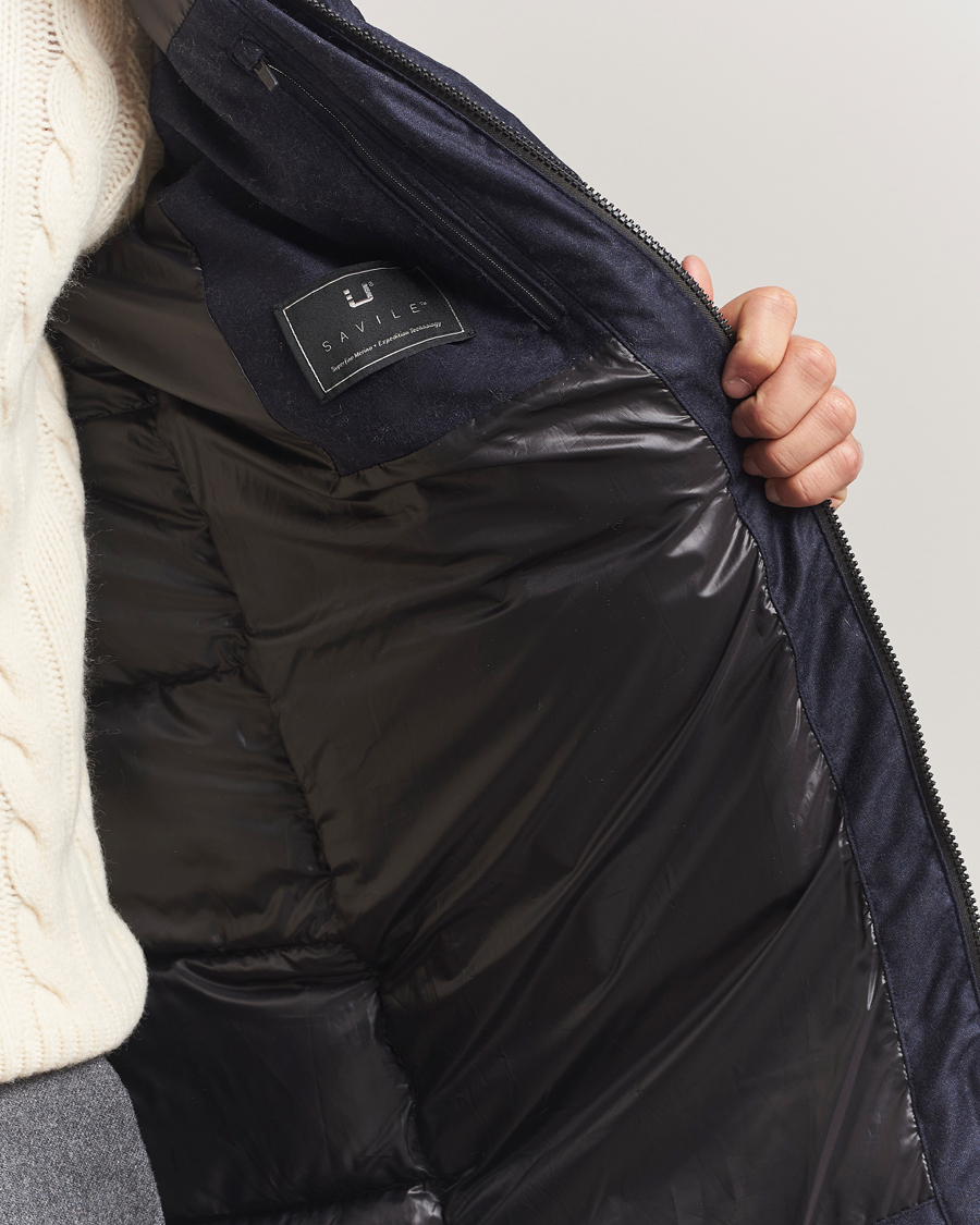 Mies | Takit | UBR | Concorde Wool Parka Savile Dark Navy Melange