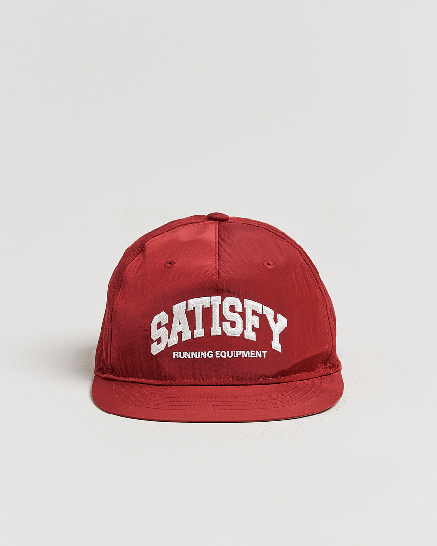 Mies | Satisfy FliteSilk Running Cap Burgundy | Satisfy | FliteSilk Running Cap Burgundy