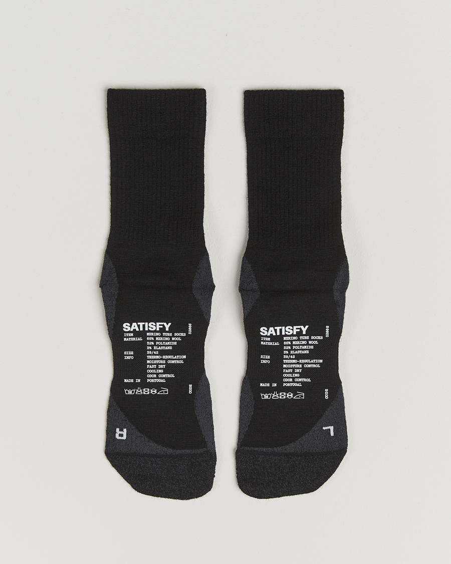 Mies | Alusvaatteet | Satisfy | Tie Dye Merino Tube Socks Black