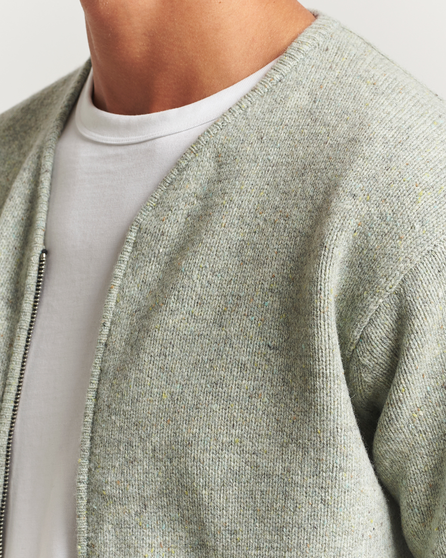Mies | Puserot | Sunflower | Donegal Zip Cardigan Green