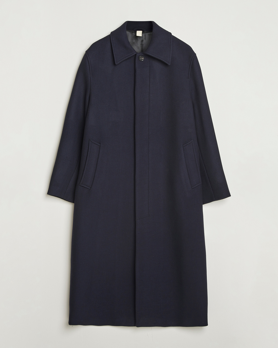 Mies | Takit | Sunflower | Wool Winter Coat Navy