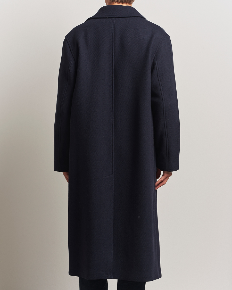 Mies | Takit | Sunflower | Wool Winter Coat Navy
