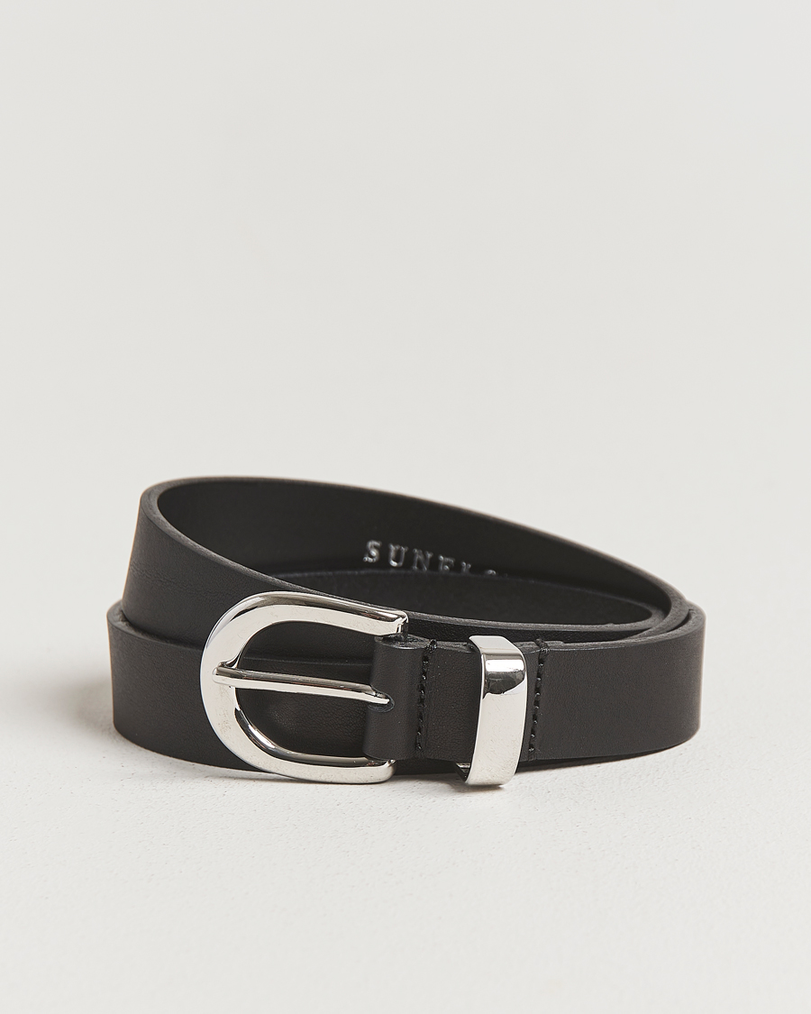 Mies | Sunflower Simple Belt Black Calf | Sunflower | Simple Belt Black Calf