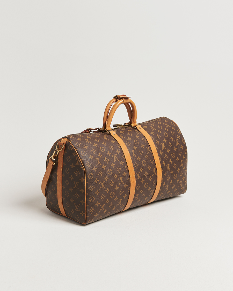 Mies | Pre-Owned & Vintage Bags | Louis Vuitton Pre-Owned | Keepall Bandoulière 50 Monogram