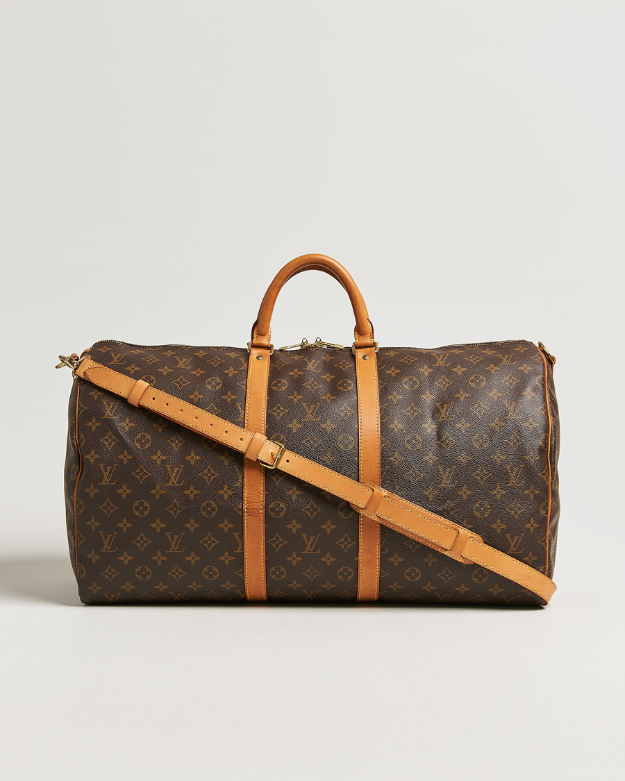 Mies | Pre-Owned & Vintage Bags | Louis Vuitton Pre-Owned | Keepall Bandoulière 55 Monogram
