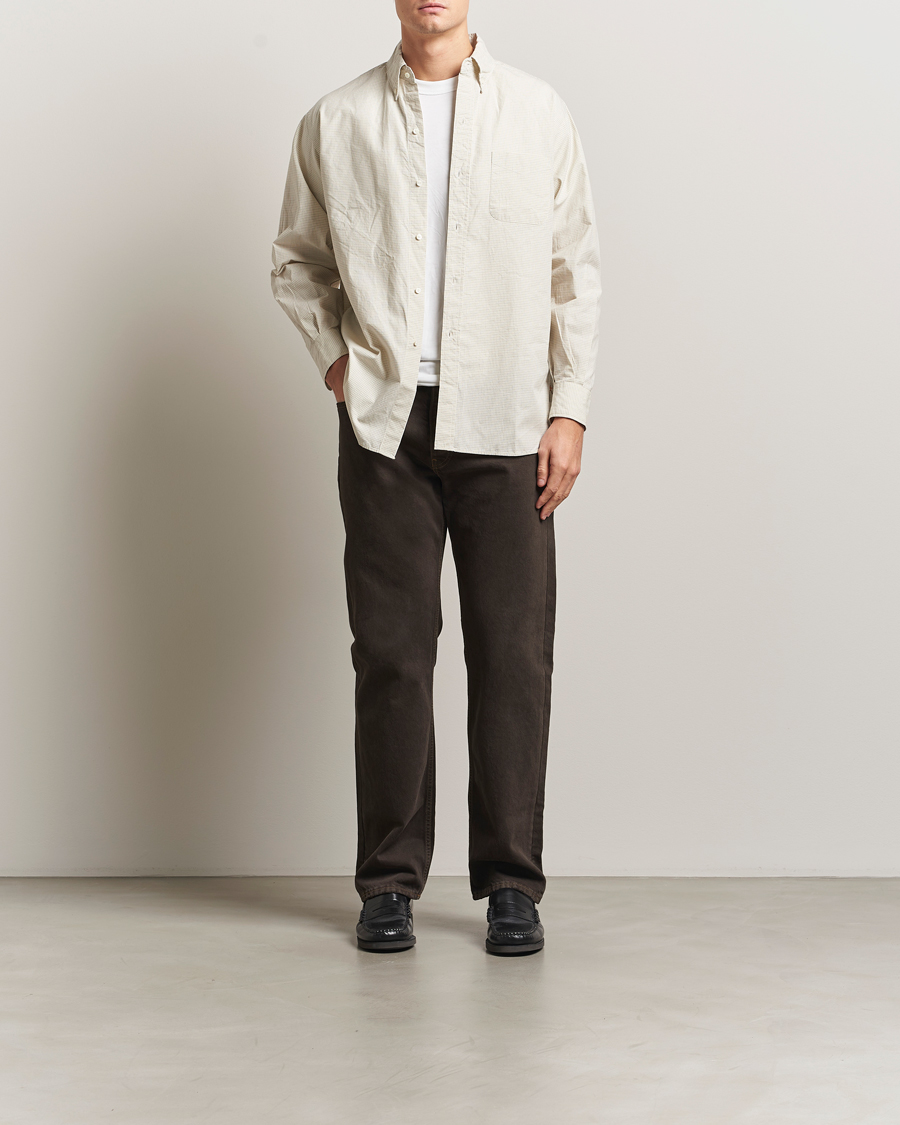Mies | Kauluspaidat | BEAMS PLUS | Button Down Shirt White Plaid