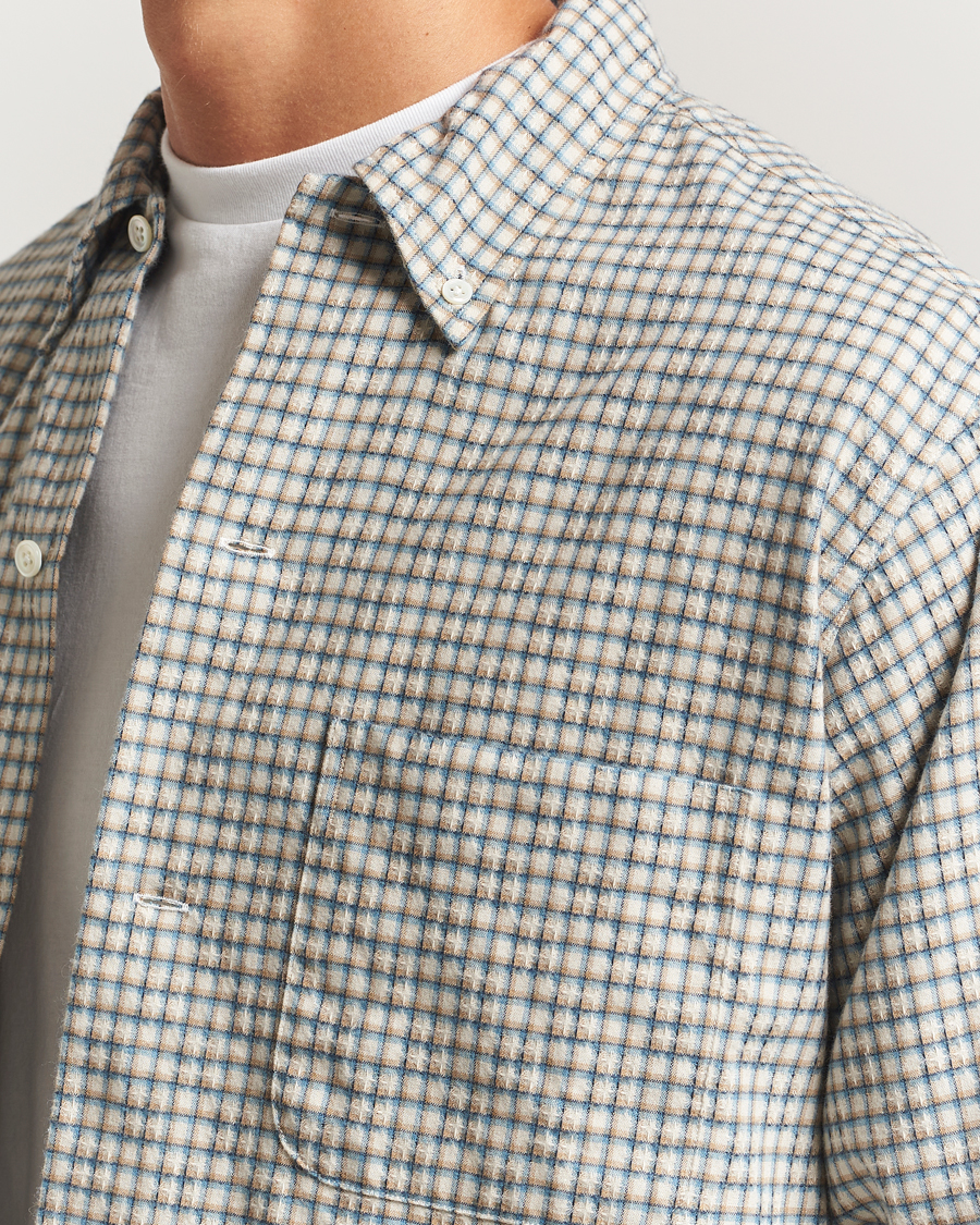 Mies | Kauluspaidat | BEAMS PLUS | Dobby Button Down Shirt White Plaid