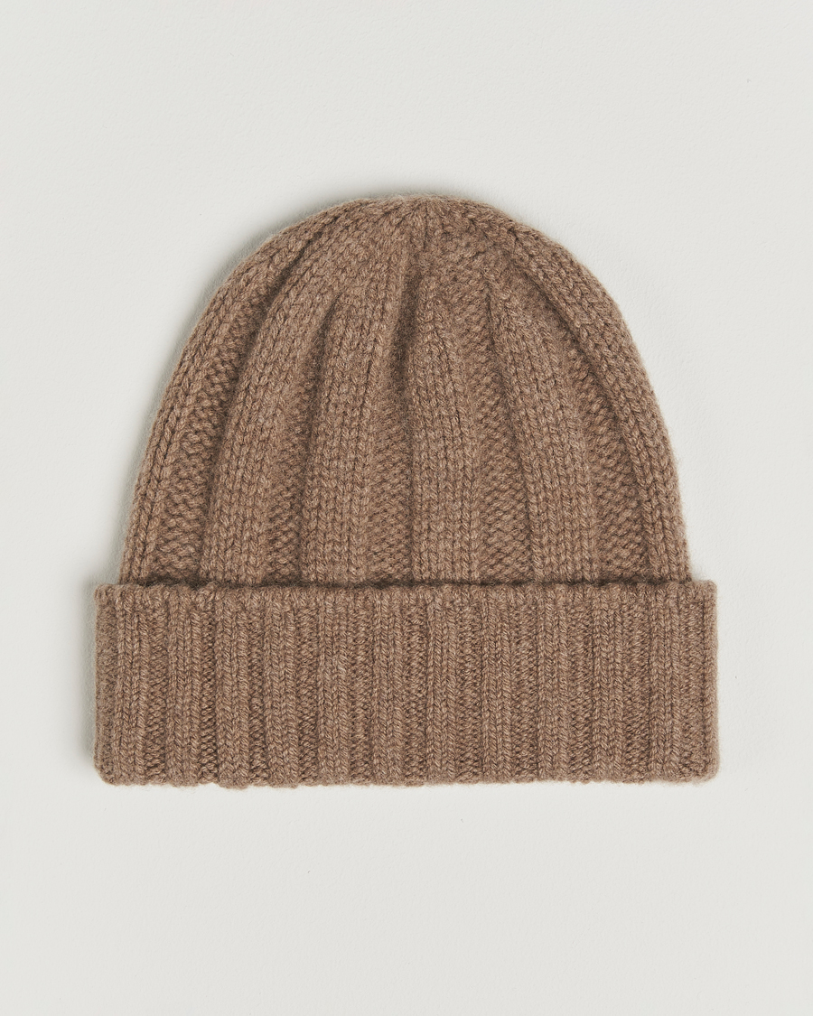 Mies | BEAMS PLUS Cashmere Rib Beanie Camel | BEAMS PLUS | Cashmere Rib Beanie Camel