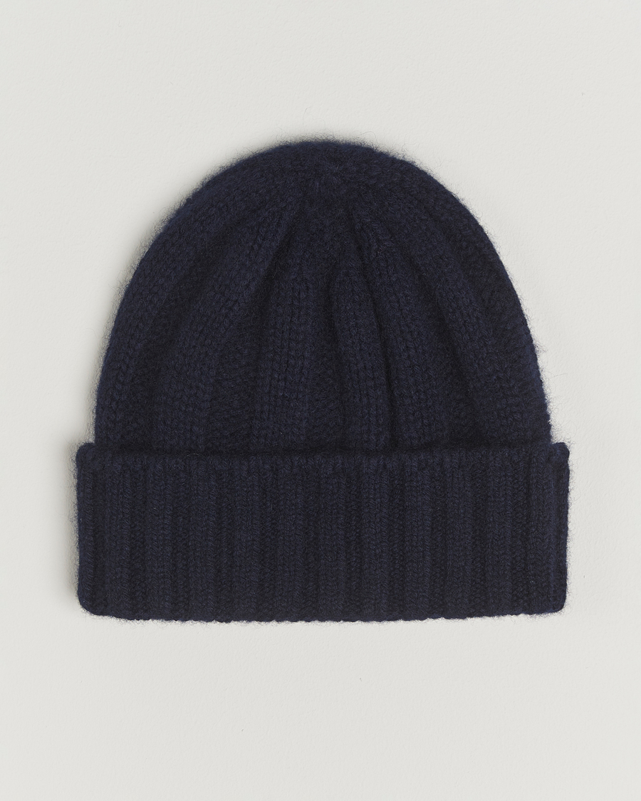 Mies | BEAMS PLUS Cashmere Rib Beanie Navy | BEAMS PLUS | Cashmere Rib Beanie Navy