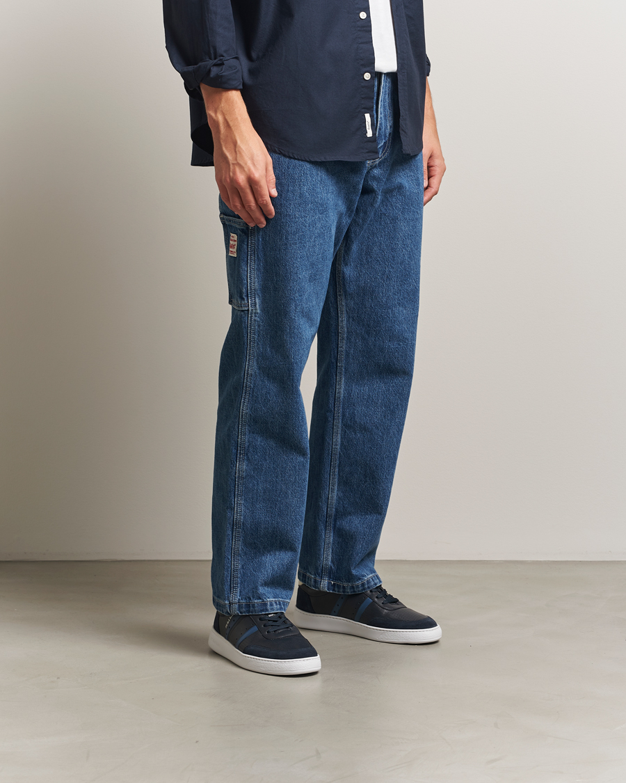 Mies | Tennarit | PS Paul Smith | Birch Leather/Suede Sneaker Blue