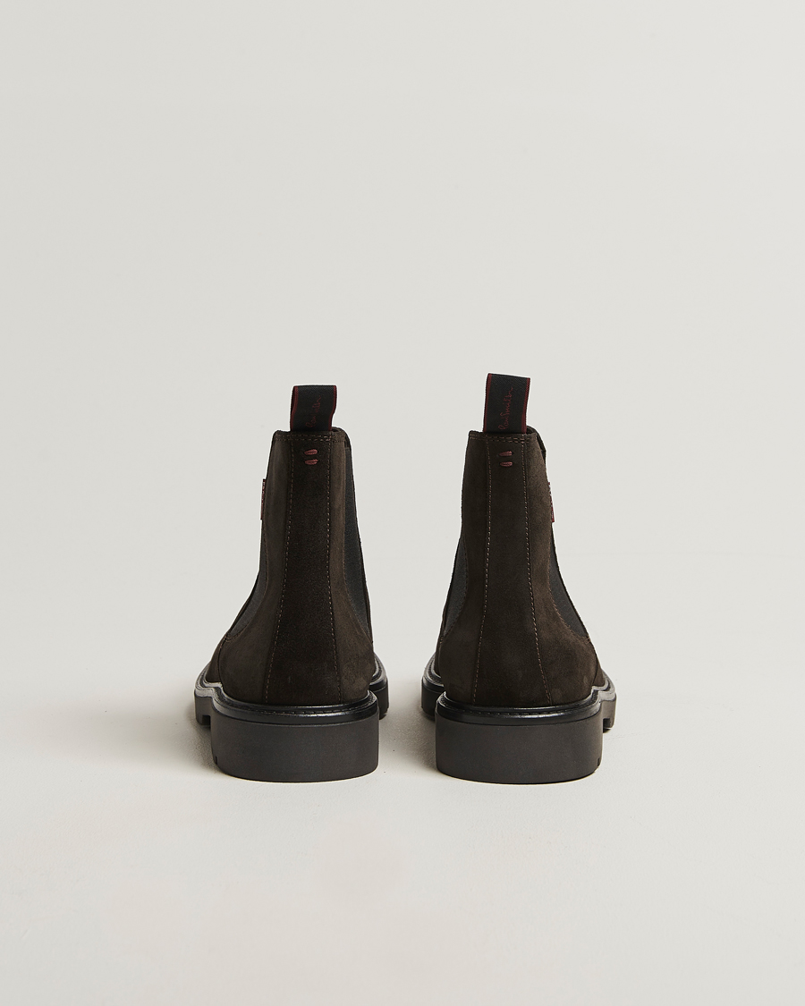Mies | Nilkkurit | PS Paul Smith | Xenon Suede Chelsea Boot Dark Brown