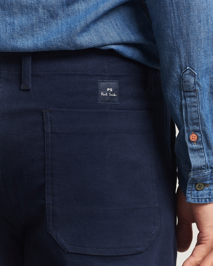 Mies | Housut | PS Paul Smith | Cotton Worker Pants Blue