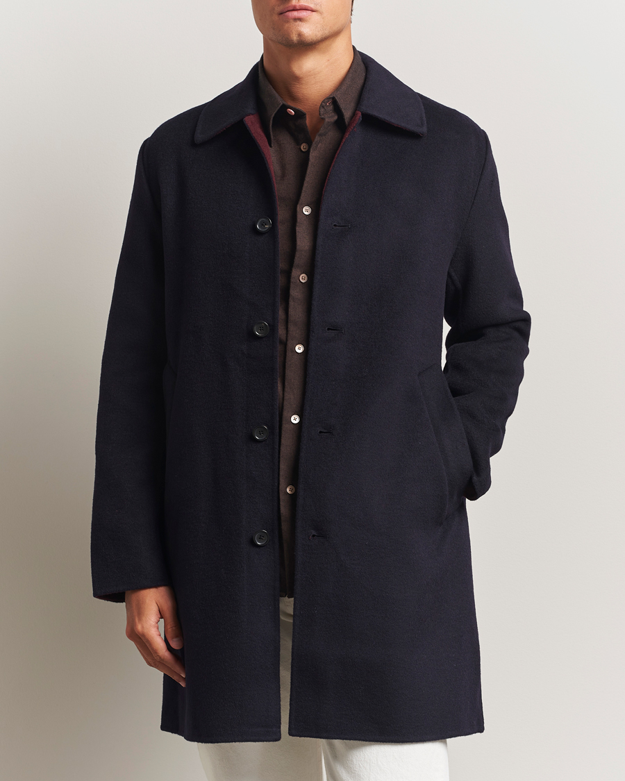 Mies | Takit | PS Paul Smith | Wool Coat Dark Blue