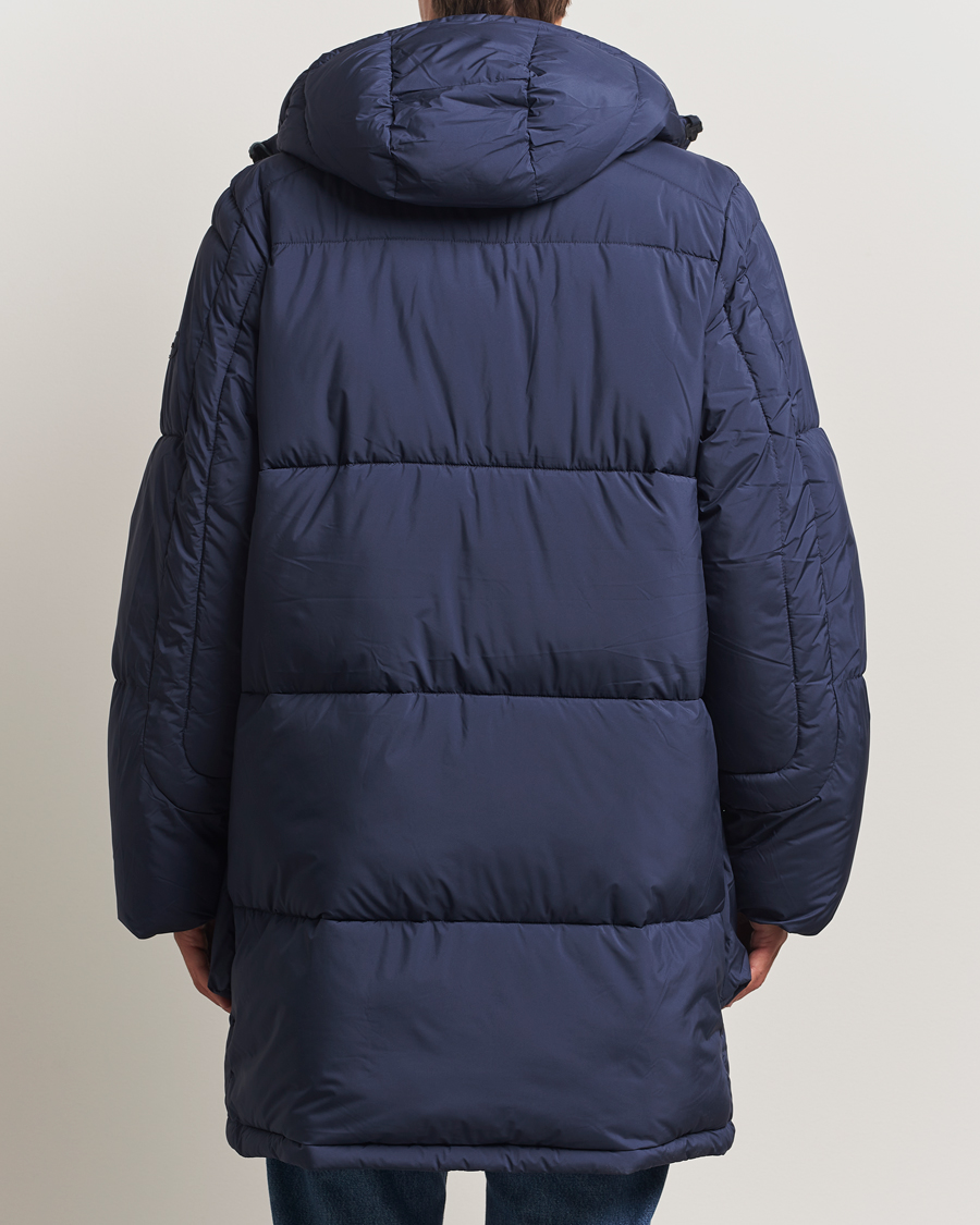 Mies | Takit | PS Paul Smith | Fibre Down Hooded Parka Dark Blue
