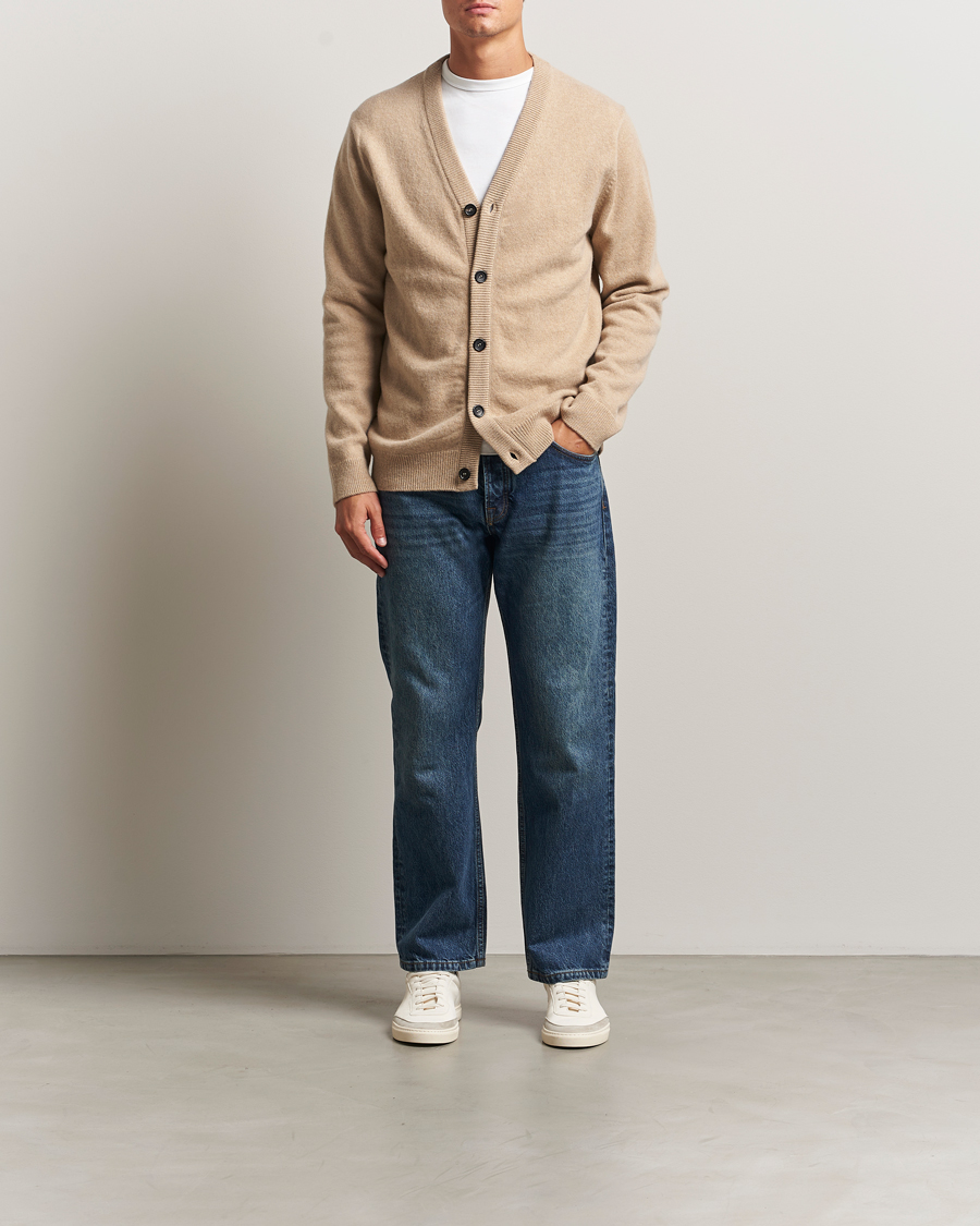 Mies | Puserot | PS Paul Smith | Merino Knitted Cardigan Beige