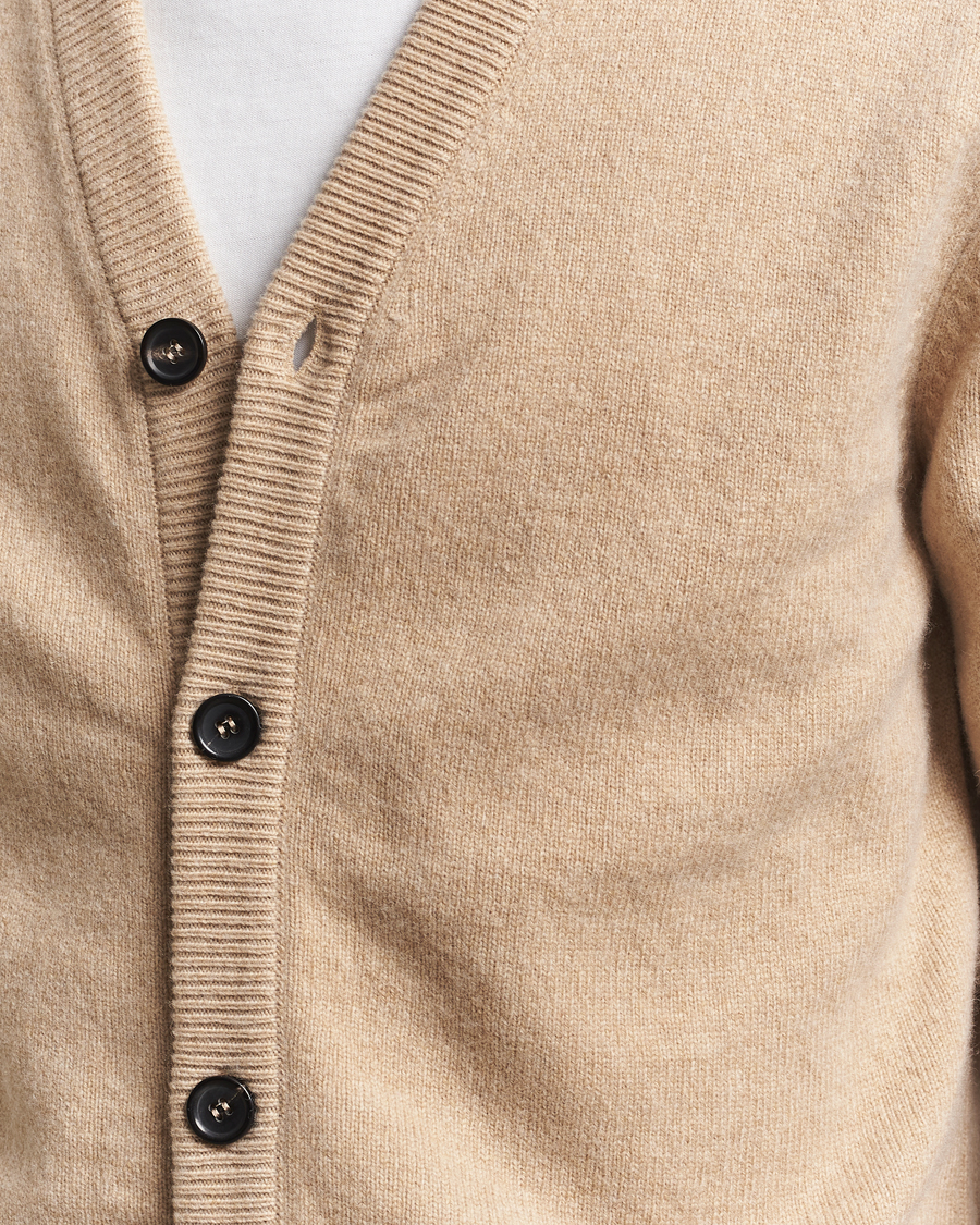 Mies | Puserot | PS Paul Smith | Merino Knitted Cardigan Beige