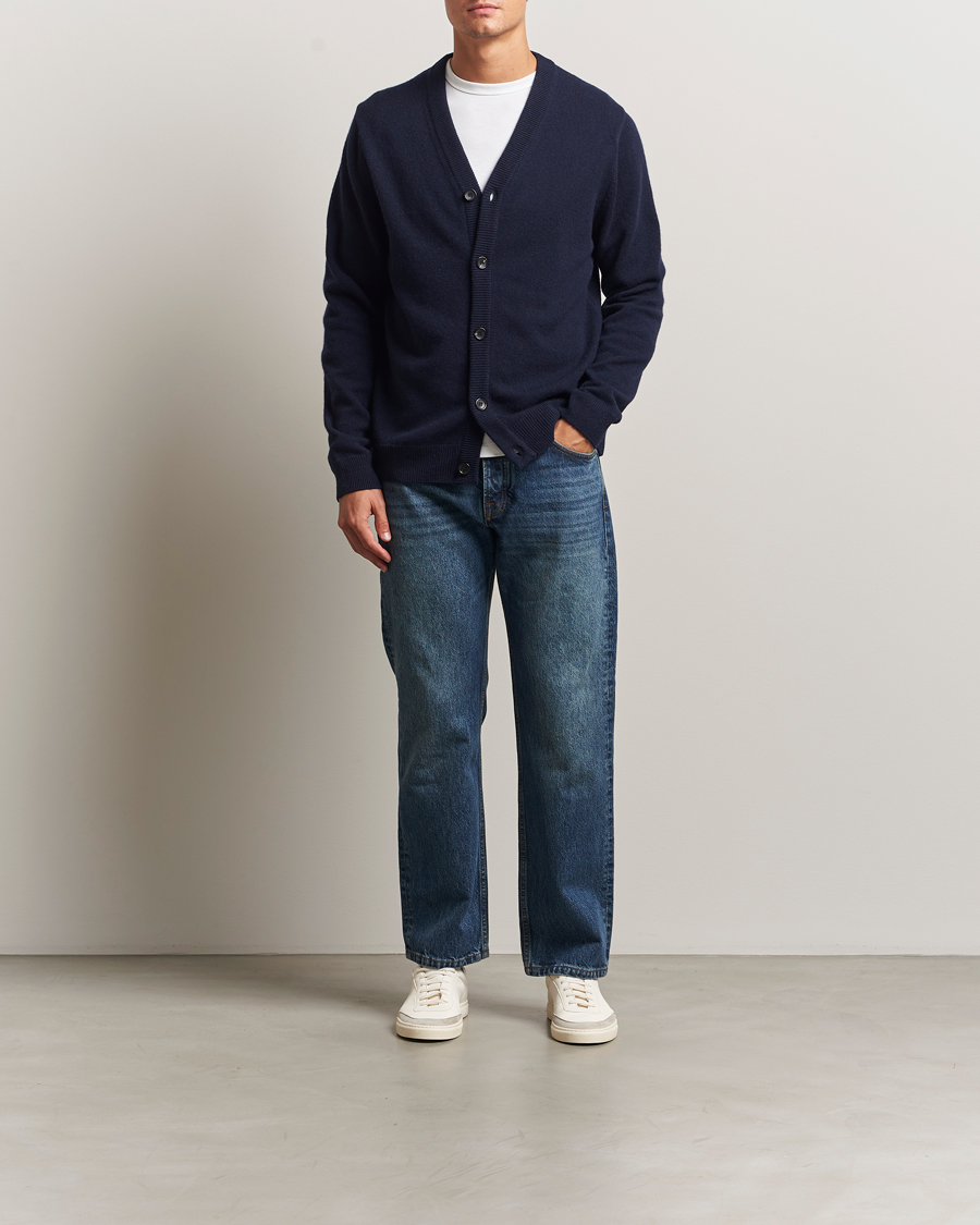Mies | Puserot | PS Paul Smith | Merino Knitted Cardigan Blue