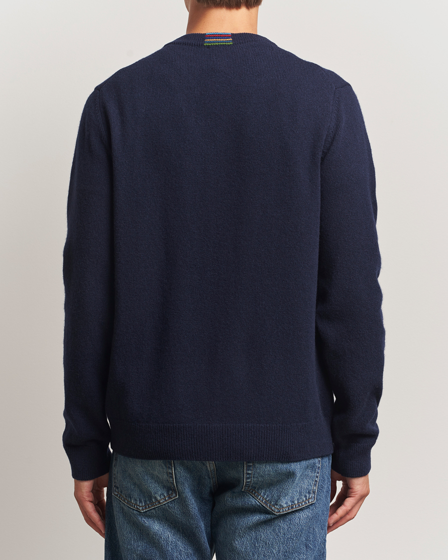 Mies | Puserot | PS Paul Smith | Merino Knitted Cardigan Blue