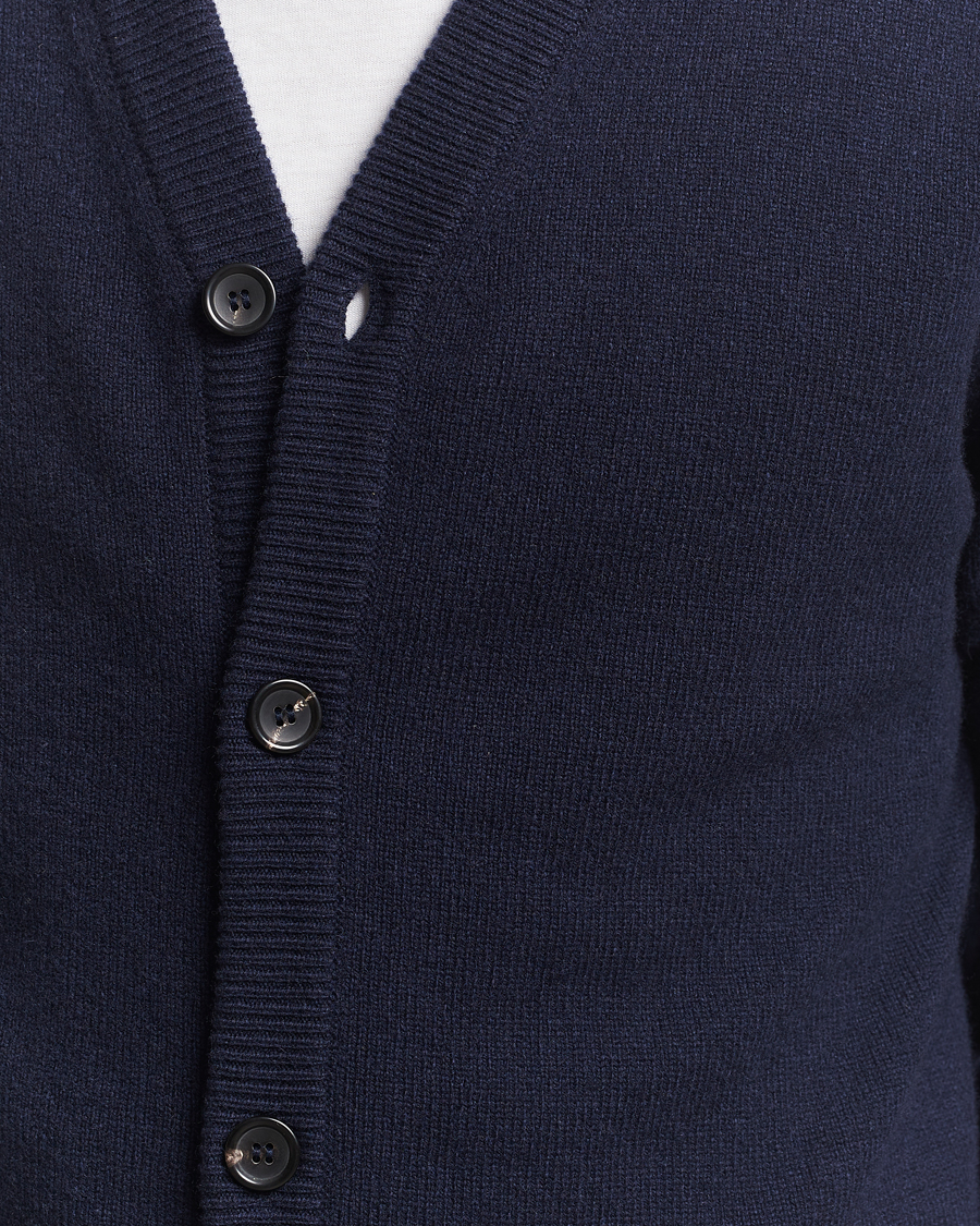 Mies | Puserot | PS Paul Smith | Merino Knitted Cardigan Blue