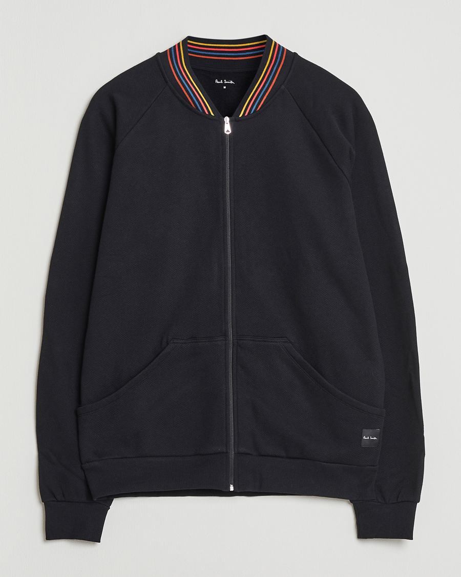 Mies | Puserot | Paul Smith | Artist Rib Full Zip Black