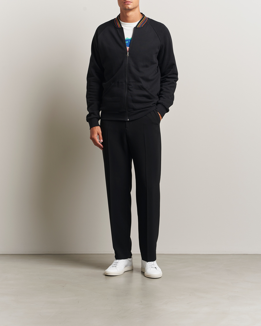 Mies | Puserot | Paul Smith | Artist Rib Full Zip Black